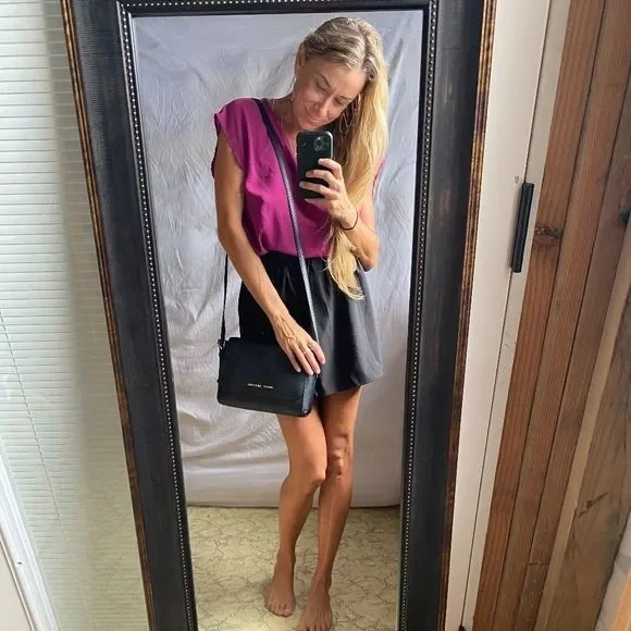 COPY - RO & DE FLOWY MAGENTA BLOUSE SIZE SMALL - Picture 4 of 8